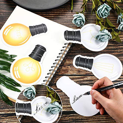 Outus 45 Pcs Light Bulb Cutouts, Lightbulb Bulletin Board Decorations