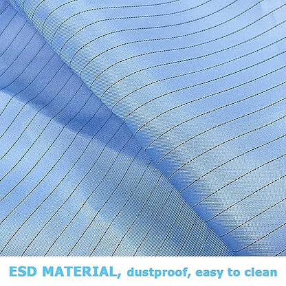 Microscope Dust Cover 20x20 Inch, ESD Anti-Static Cover for Microscope - color: Blue-20"L x 20"W