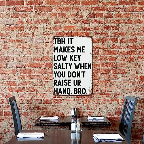 High School Classroom Funny Math s English Classroom Decor Junior High Sign Science Retro Nostalgic Metal Tin Sign Wall Quote Living Room Bathroom Gym Gift for Friends Family Lady 8x12 Inch