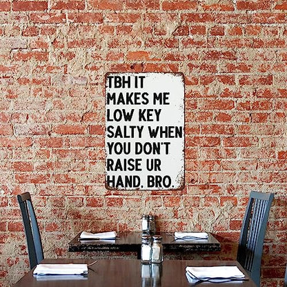 High School Classroom Funny Math s English Classroom Decor Junior High Sign Science Retro Nostalgic Metal Tin Sign Wall Quote Living Room Bathroom Gym Gift for Friends Family Lady 8x12 Inch