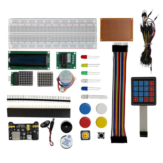 294pcs Electronics Breadboard Kit with Power Supply for Raspberry Pi