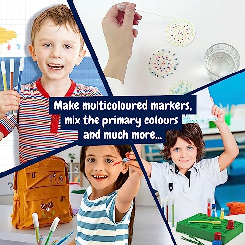 Science4you Marker Maker for Kids - Make Your Own Washable and Scented Markers for Kids, Marker Set with 12 Activities + 65 Contents, Stem Toys, Games, Gifts for 6+ Year Old Boys and Girls… - style: Classic
