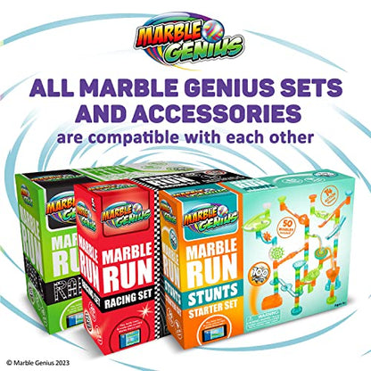 Marble Genius Stable Bases, 4pcs Marble Run Accessory Set - STEM