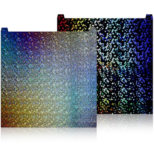 2026 Upgrade Double Sided Build Plate for Creality K2 Plus - color: Kaleidoscope + Starry Sky