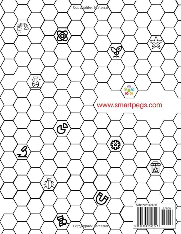 Smart Peg Learning Science Journal: Blank, Lined, Grid (Graph) Pages | Science Laboratory and Project Notebook for Students (STEAM with Smart Peg Learning)