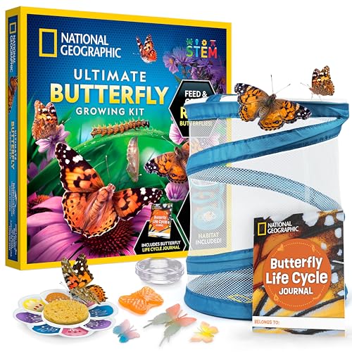 National Geographic Ultimate Butterfly Growing Habitat Kit for Kids - style: Ultimate Butterfly Kit