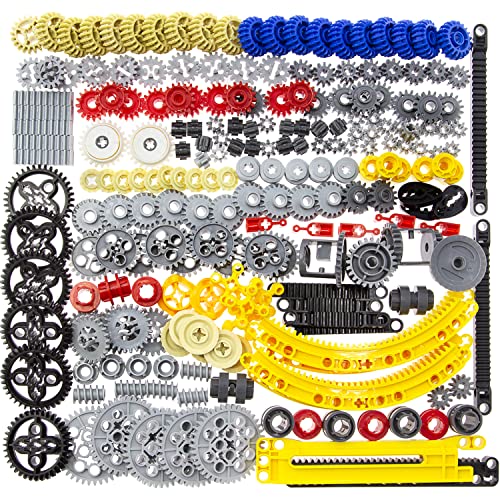 Habow 233pcs Technic Gears Kit, Assorted Gear Set for MOC Technic Building