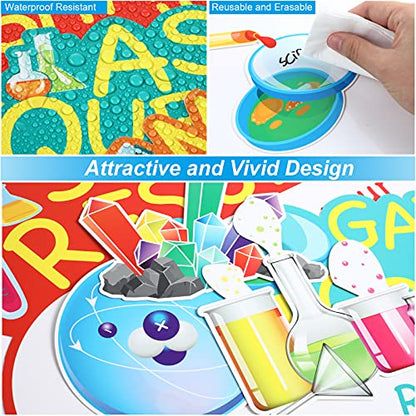 Outus 25 Pcs Science Bulletin Board Posters Set, School Classroom Decor