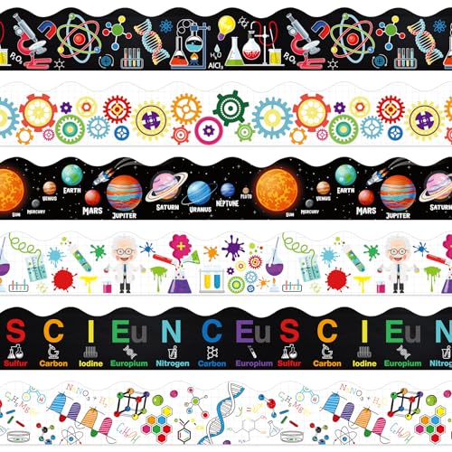 Containlol 118ft Bulletin Board Border Classroom Border, Science Style - style: Science Style