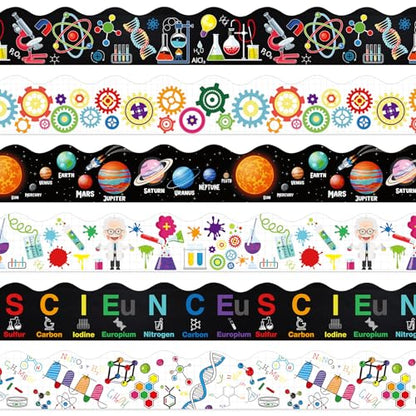 Containlol 118ft Bulletin Board Border Classroom Border, Science Style - style: Science Style