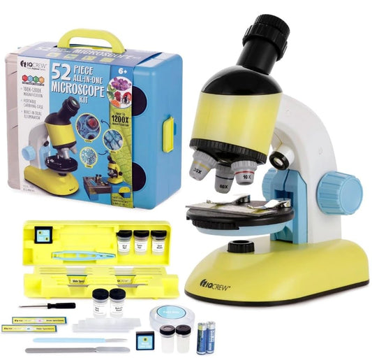 AmScope M44-KT 1200X Compound Starter Microscope Kit w/Dual LED - style: Microscope Kit