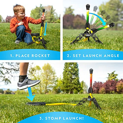 National Geographic Air Rocket Refill with 5 LED Light-Up Rockets - style: Air Rocket Refill