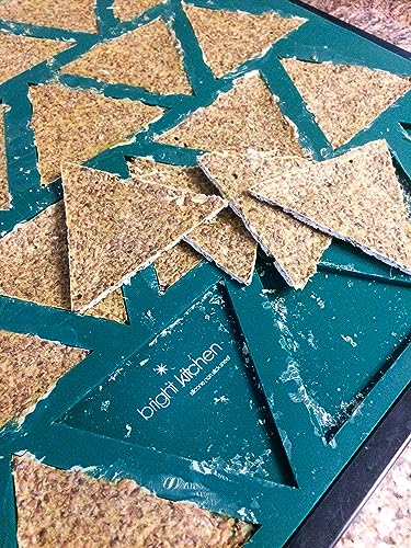 3 Triangle Chip Silicone Sheet Mold Compatible With Cosori Dehydrator Bright Kitchen Re-Usable Non-Stick Mat - size: Triangle Chips 3 Sheets