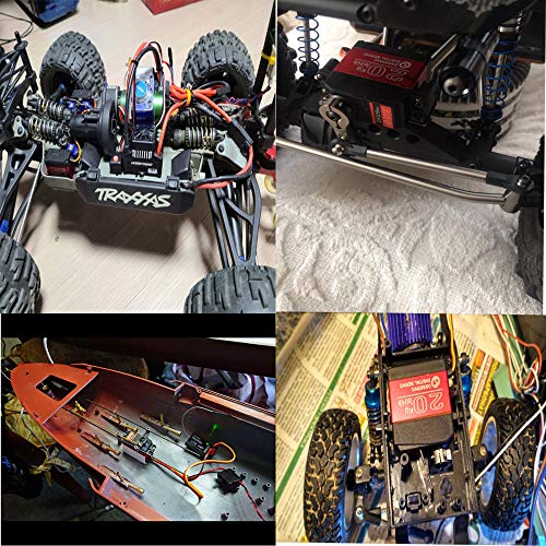 ZOSKAY Servo High Torque Metal Gear Standard Digital Servo 25KG/0.13S 6.8V for 1/8 1/10 RC Cars (20kg Control Angle 180)