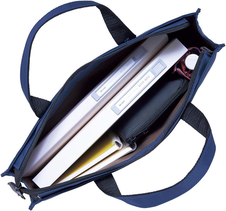 LIHIT LAB Slim Pen/Pencil Pouch, Wide, 0.7 × 5.5 × 8.5 Inches, Indigo (A7653-11) - color: Indigo, size: 0.7 × 5.5 × 8.5 Inches