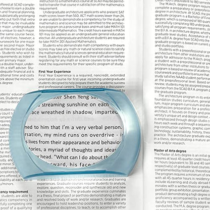 MAGDEPO 5X Desktop Dome Magnifier Paperweight 3 inch Magnifying Glass Optical Oval Acrylic Lens for Seniors with Low Vision or People Reading Books, Bible, Newspaper, Maps, Fine Print, Coins, Stamps - size: 3.3" x 2.6"