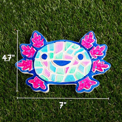 Creative Roots Paint Your Own Stepping Stone Kit, Axolotl - style: Axolotl