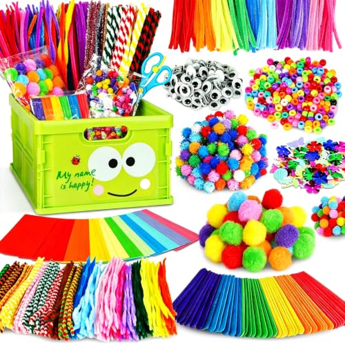 FUNZBO Arts and Crafts Supplies for Kids -Toddler Craft Kits - size: Storage Box Set (Large)