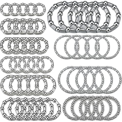Lounsweer 5 Sets Bike Ball Bearing Kit Headset Retainer Crank Caged Wheels