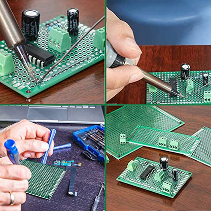 Prototype 72×30mm PCB Board with DIN Rail Mounting Carrier Housing - size: PCB72×30mm
