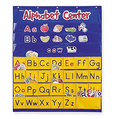 Learning Resources Calendar, Weather & Alphabet Pocket Charts Bundle for Classroom