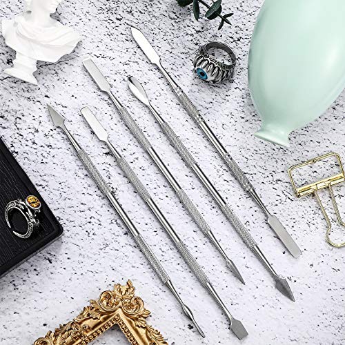 Honoson 5 Pcs Miniature Sculpting Tools, Double-Ended Steel Modeling