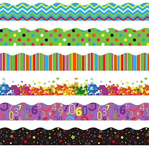 Containlol 118ft Bulletin Board Border Classroom Border, Geometric Style - style: Geometric Style