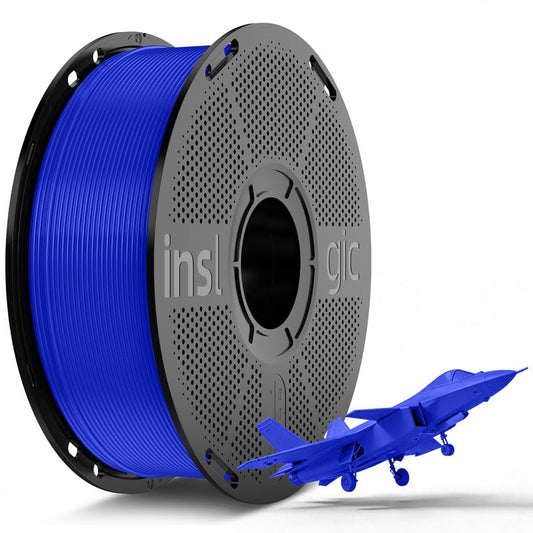 Inslogic Pre-Dried PLA Pro Filament 1.75mm, Strong & Tough PLA+, 1kg Blue - color: 1kg Blue