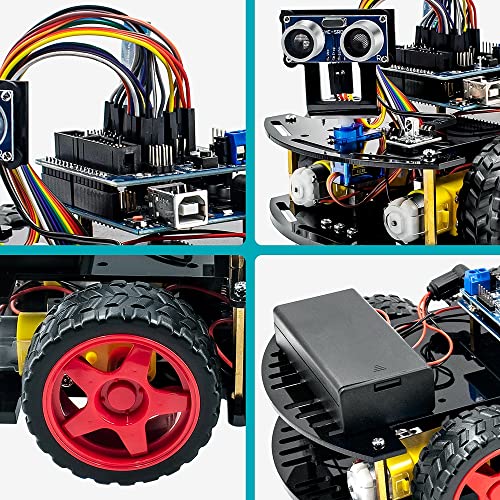 Hosyond Smart Robot Car R3 Project Kit Compatible with Arduino IDE