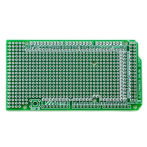 Electronics-Salon 10x Prototype PCB for Arduino Mega 2560 R3 Shield Board DIY