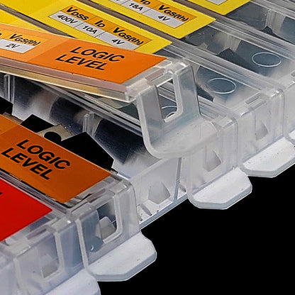 EEEEE 10 Values 70 Pcs Logic Level PMOS NMOS Kit MOSFET Transistor Assortment Kit N Channel P Channel MOSFET Driver IRFZ44N IRF530N IRF540N IRF640N IRF740 IRF840 RFP30N06LE 2N7000 IRF3205 IRF9540