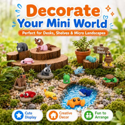 150 PCS 3D Printed Animals, Mini Animal Figurines Bulk, Articulated Flexible Fidget Toys, Cute Desk Pets for Kids, Party Favors, Classroom Rewards, Goodie Bags, Birthday Gifts - color: Blue