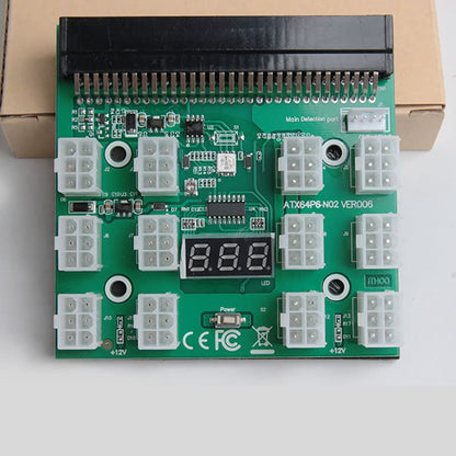 Acxico 1Pcs 6PIN 1200W Server Power Supply Breakout Board for HP DPS-1200QB A PSU GPU Mining