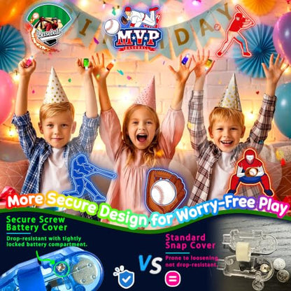 24 Pcs Baseball Party Favors LED Finger Lights Toys for Kids Ages 3-12 - style: Baseball