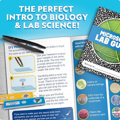 National Geographic Junior Microscope Science Kit with 250x Magnification - style: Junior Microscope