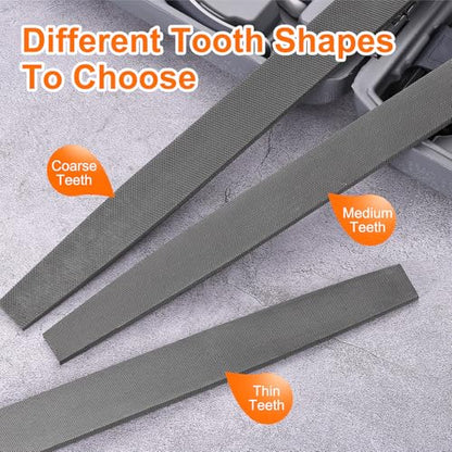 HARFINGTON Tip Medium Cut File High Carbon Steel Double Cut Teeth 12" - size: 12", style: Medium