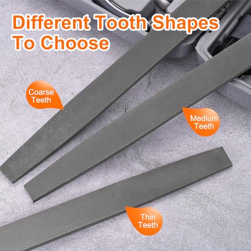 HARFINGTON Tip Thin Cut File High Carbon Steel Double Cut Teeth 6" - size: 6", style: Thin