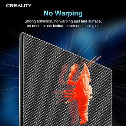 UNIDO Creality Official Ender 3 Glass Bed Upgraded, High Hardness Durable Glass Platform for 3D Printer, Tempered Glass Build Plate for Ender 3 Pro, Ender 5, Ender 5 Pro, Ender 3 V2, 235x235×4mm