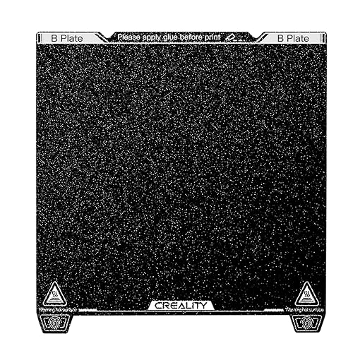 Creality K1 Texture PEI Build Plate Kit, Flexible Spring Steel Platform with Texture PEI Surface and Magnetic Base Sheet Kit for K1, Ender 3 S1/Pro, Ender 3 V3 SE, Ender 5 S1 3D Printer 235x235mm - size: K1 Texture PEI