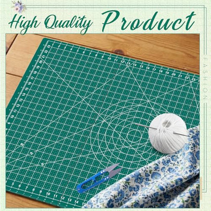 Teenyyou 36" L x 24" W Self Healing Foldable Cutting Mat, Green - color: Green, size: 36" L x 24" W