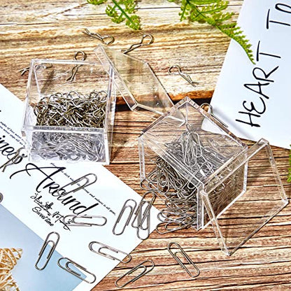 Blulu 8 Pcs Clear Acrylic Box with Lid, 2.2 x 2.2 x 1.8 Inch, Classic Style - size: 2.2 x 2.2 x 1.8 Inch, style: Classic style