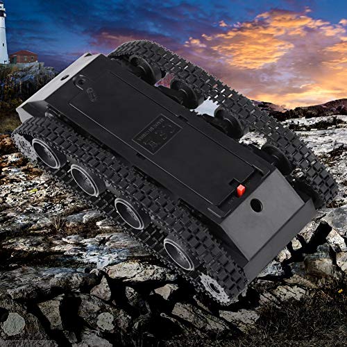 Hilitand DIY Kit Lightweight Shock Absorbed Plastic Tank Chassis with 130 Motor 3V-7V for Tank Toys Robot Projects
