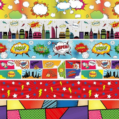 Containlol 118ft Bulletin Board Border Classroom Border, Hero Style - style: Hero Style
