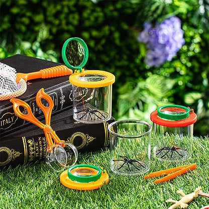 Libima 100 Pcs Bug Catcher Kit for Kids Outdoor Explorer Toys