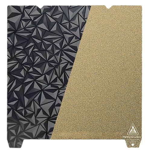 Upgraded PEO PEI Sheet 235x235m, Textured PEI and Smooth PEO Build Plate Spring Steel Print Bed (no Magnetic Base) for Creality K1/K1C/Ender 5 S1/Ender 3 S1 Pro/Ender 3 S1/Ender V3 KE/SE - color: PEO+Textured PEI, size: 235x235mm(K1)