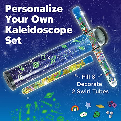 Creativity for Kids Magic Swirl Kaleidoscope Kit - Make Your Own Kaleidoscope for Kids, STEM Toys (Ages 6+)