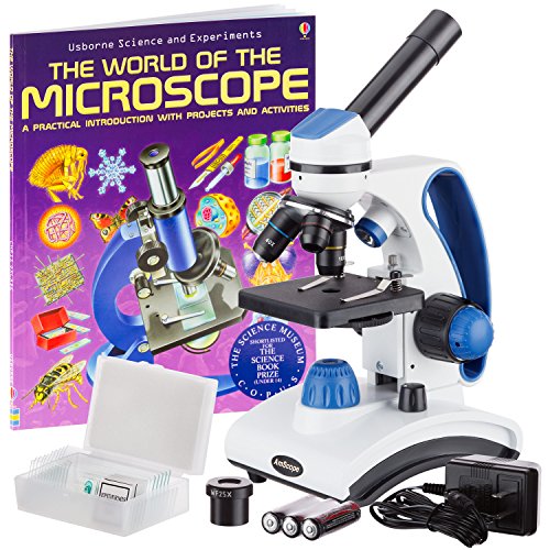 AmScope M162C-2L-PB10-WM "Awarded 2018 Best and Microscope Kit" - 1000X - style: Microscope Kit