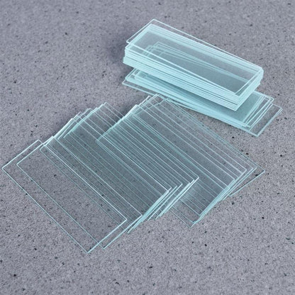 Blank Clear Microscope Square Cover Glass Coverslip Slides Lab Tools Set 0.94Inch x 1.96Inch (24mm x 50mm) - style: 1 SET (100PCS)