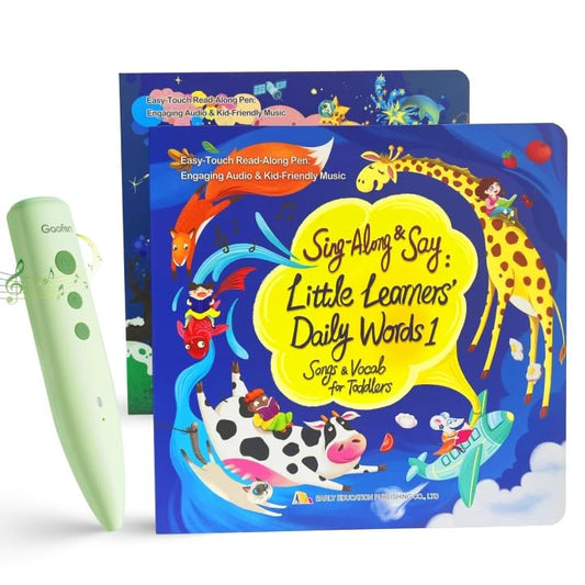 Talking Pen Book Set,Interactive Audio Sound Books Electronic Learning Toys