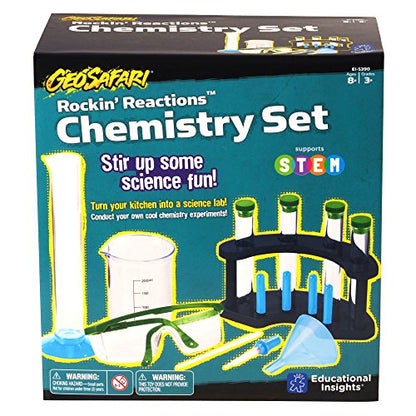 Educational Insights Geosafari Rockin' Reactions Chemistry Set